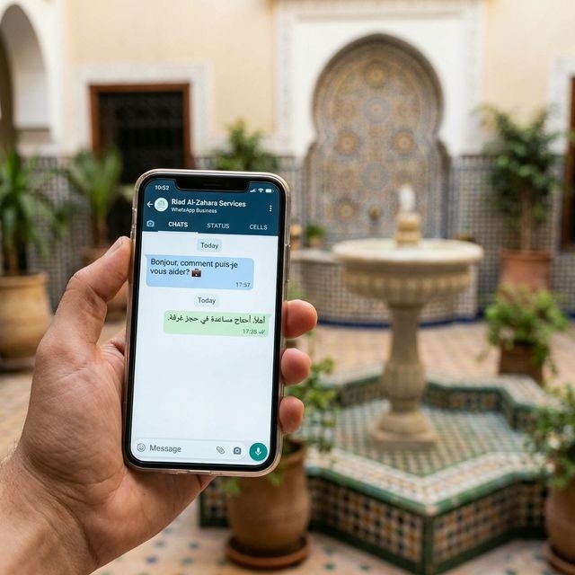 AI Chatbot interface on smartphone