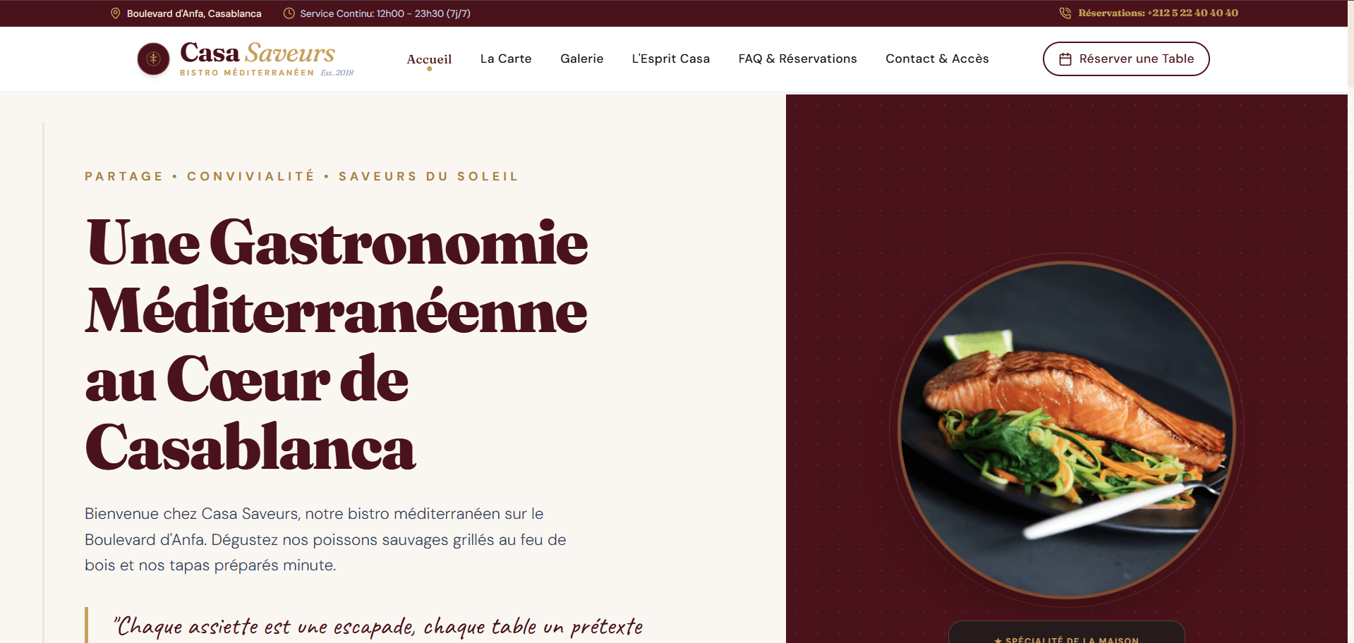 Casa Saveurs