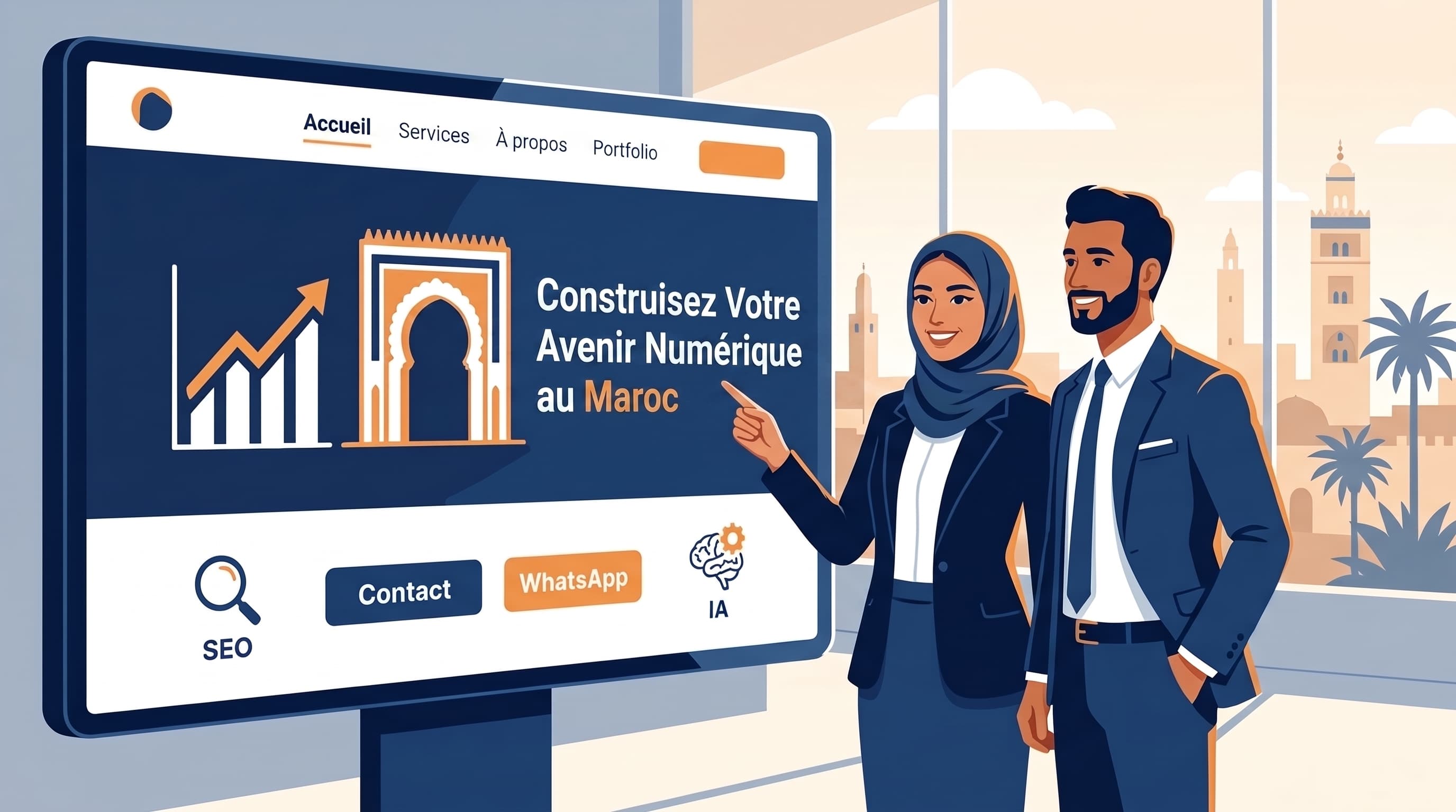 Créer un site web professionnel au Maroc en 2026